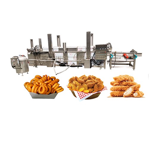 Continuous Frying Machine With Vacuum Oil Filter